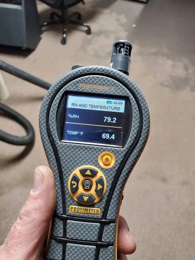 Moisture meter humidity assessment for Mold Remediation & Removal in Sheldon
