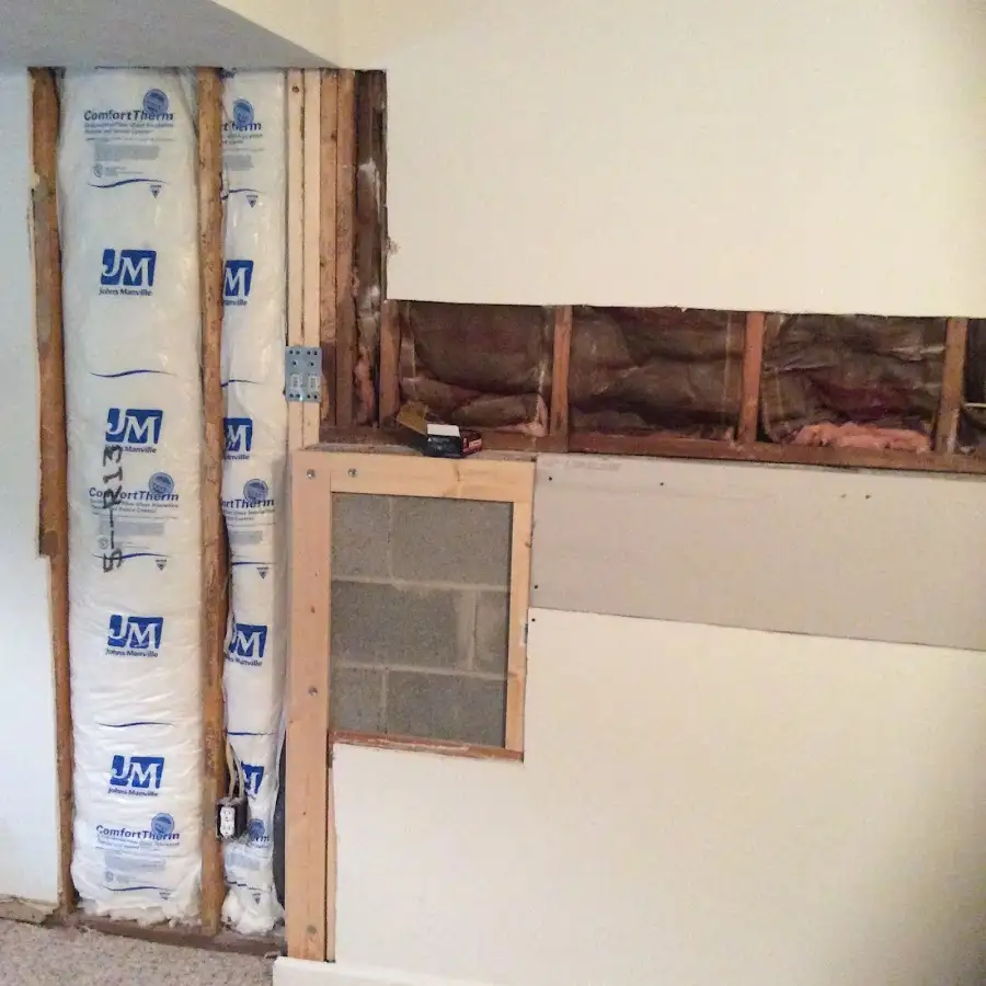 Wall insulation replacement during Contents Cleaning & Restoration in Sheldon